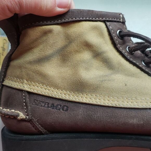 Filson Sebago Boots Tin Cloth Mens 7.5 Brown Tan Unisex Gorpcore Rugged Outdoor main image 8